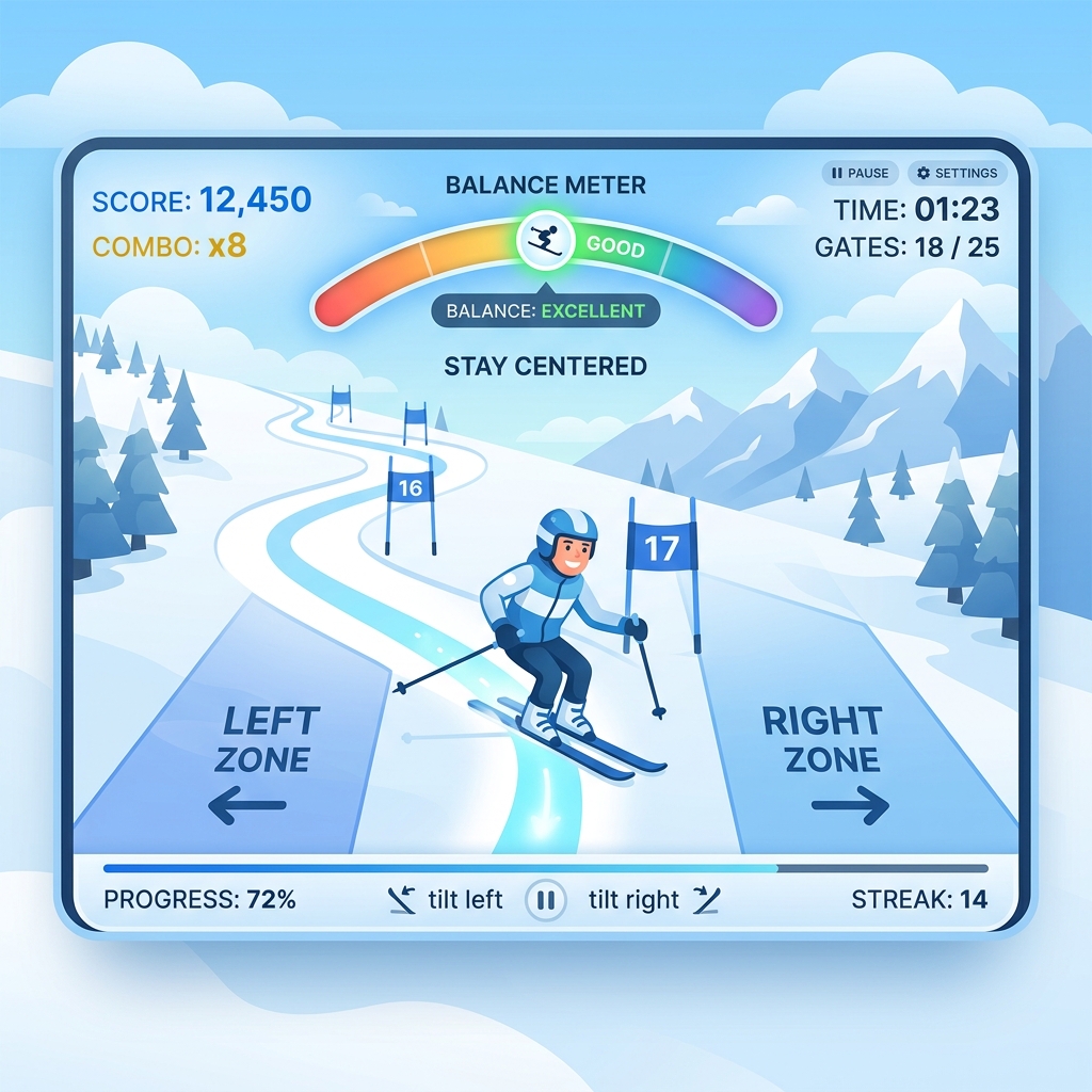 Ski Slalom Game
