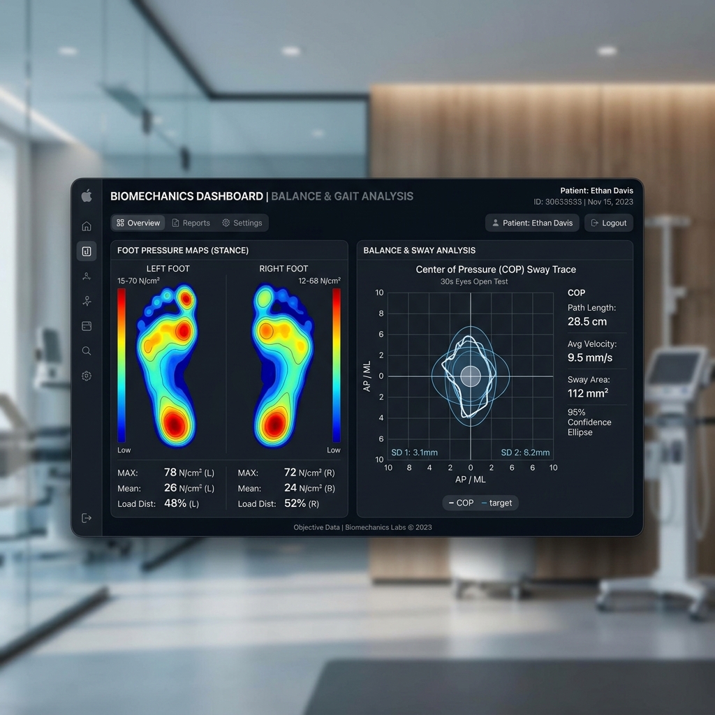 Clinical Metrics Dashboard - Heatmap and COP Trace