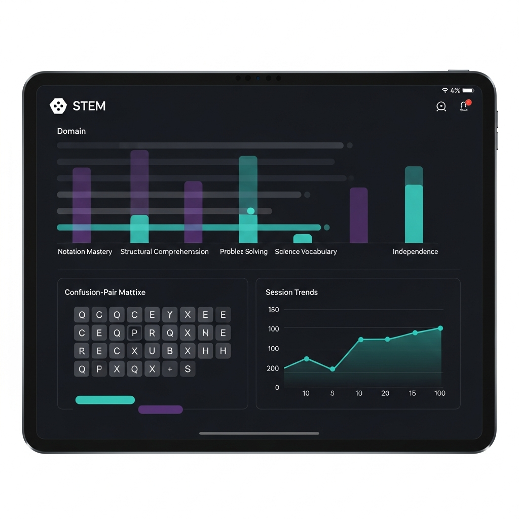 VIBE STEM Mastery Progress Dashboard